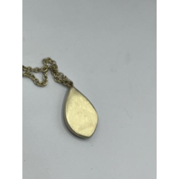 Silpada K & R Weekender Gold Plated Teardrop Crystal Accent necklace KRN0084 - Picture 13 of 15